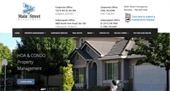 Desktop Screenshot of mainstreetmanagementllc.com