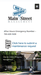 Mobile Screenshot of mainstreetmanagementllc.com